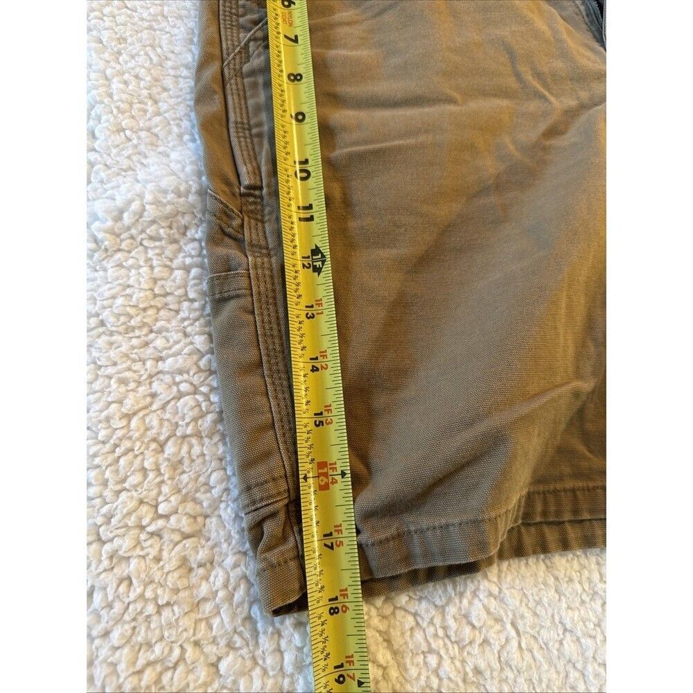 Carhartt Rugged Flex Original Fit Work Women's Short Brown Size 8 - Picture 9 of 9